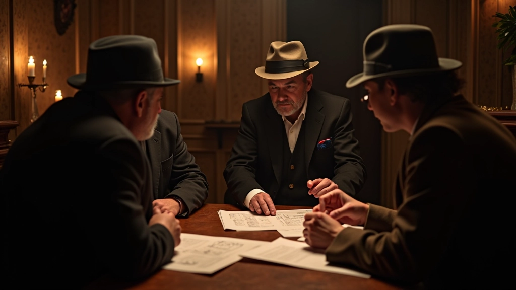 Whodunit evening role-playing game