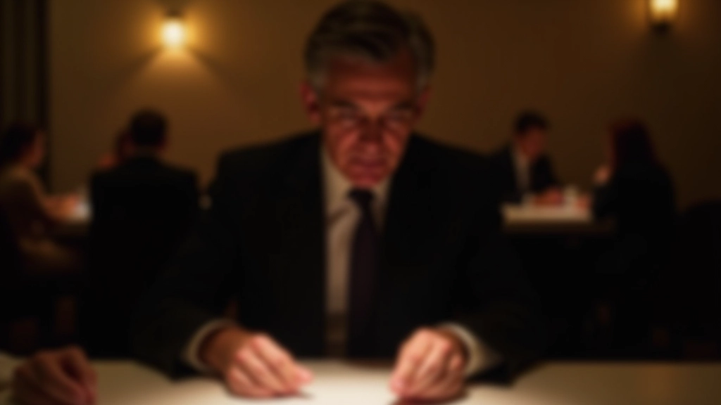 Person in period costume at a mystery event table, maintaining focused expression while reviewing evidence cards and interacting with other players